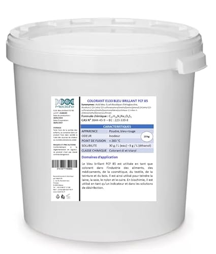 20 kg FARBE E133 GLÄNZENBLAU FCF 85: Blausäure 9 Dinatriumsalz 20 kg FARBE E133 GLÄNZENBLAU FCF 85: Blausäure 9 Dinatriumsalz von Medilife