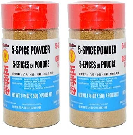 MEE CHUN - Fünf Gewürze Pulver, (1 X 50 GR) (Packung mit 2) von Mee Chun