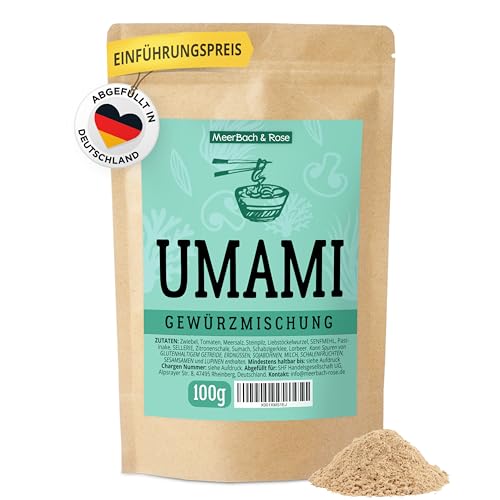 Umami Gewürzmischung 100g allrounder Würzmischung, japanisches Gewürz, herzhafter Geschmack, Alleswürzer Umami Gewürzmischung 100g allrounder Würzmischung, japanisches Gewürz, herzhafter Geschmack, Alleswürzer von MeerBach & Rose