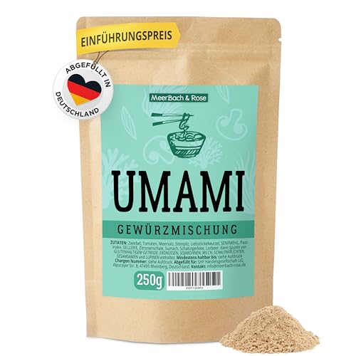 Umami Gewürzmischung 250g allrounder Würzmischung, japanisches Gewürz, herzhafter Geschmack, Alleswürzer Umami Gewürzmischung 250g allrounder Würzmischung, japanisches Gewürz, herzhafter Geschmack, Alleswürzer von MeerBach & Rose