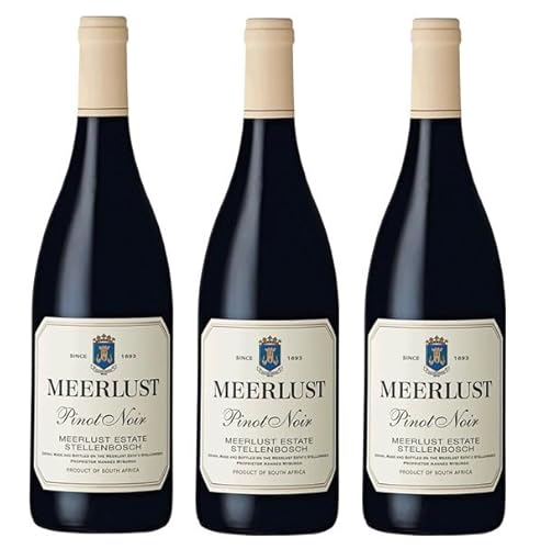 3x 0,75l - 2023er - Meerlust - Pinot Noir - Stellenbosch W.O. - Südafrika - Rotwein trocken von Meerlust