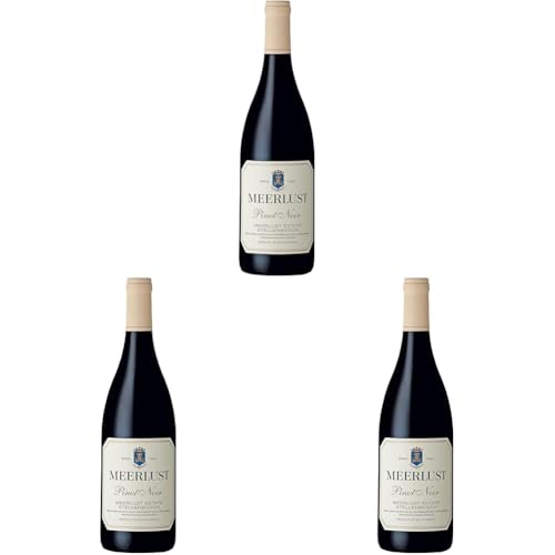 Meerlust Pinot Noir Stellenbosch Wein trocken (1 x 0.75 l) (Packung mit 3) von Meerlust