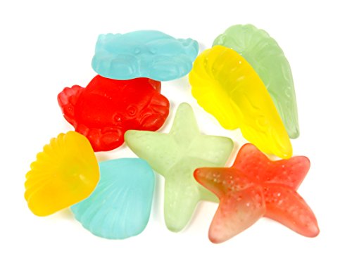 Fruchtgummi süsse Meerestiere ohne Zucker 4fach sotiert 175g von Mega Paradies GmbH