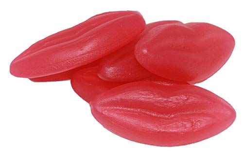Red Hot Lips ohne Gelatine Fruchtgummi mit Erdbeer Himbeer Geschmack 175g von Mega Paradies GmbH
