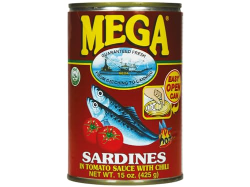 Mega Sardinellen in Tomatensauce mit Chili, 425 g von Mega