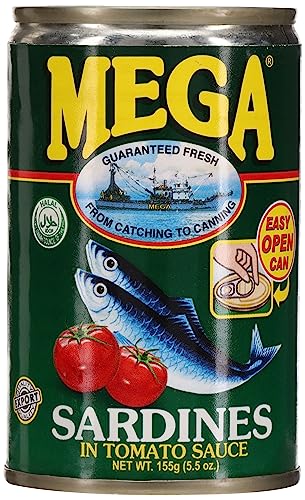 Mega Sardinen in Tomatensauce, 155 g von MEGA