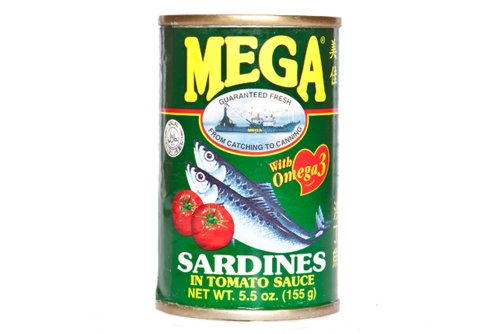 Mega Sardinen in Tomatensauce, 155 g von MEGA