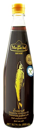 Megachef 500ml PREMIUM Fischsauce [ glutenfrei ] und ohne Glutamat - Fisch Sauce von HiPP