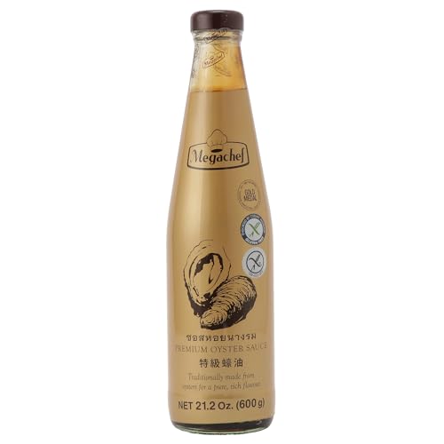 Megachef 600g PREMIUM OYSTER SAUCE [ glutenfrei ] - Austernsauce - 45% Auster von Megachef