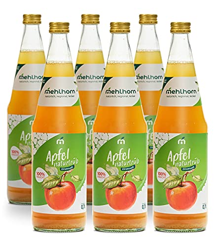 Mehlhorns Apfelsaft, naturtrüb (6 x 0,7 l) von Mehlhorns Saftmanufaktur