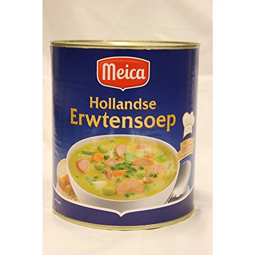 Meica Hollandse Erwtensoep 3000ml Konserve (Holländische Erbsensuppe) von Meica