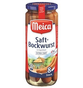Meica Saft-Bockwurst 8ST extra zart 540g von Meica