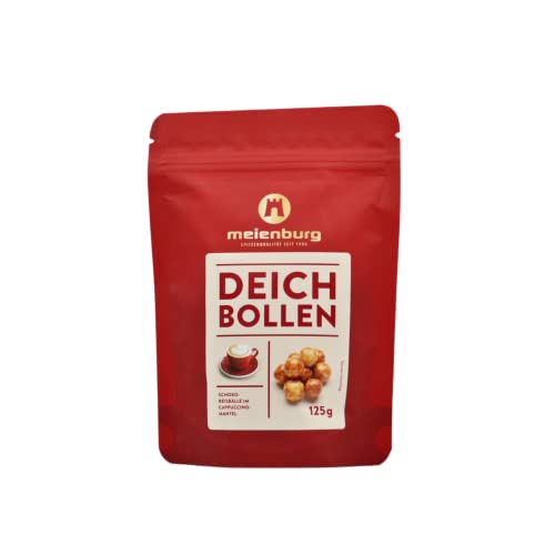 Meienburg Deichbollen - Knusprige Reisbällchen überzogen mit Schokolade im Cappucino - Mantel Snack 12 x 125 Gramm von Meienburg
