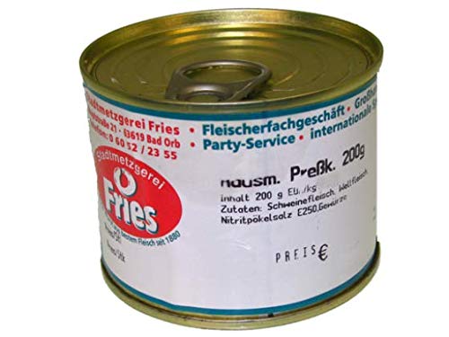 MeinMetzger Hausmacher Presskopf 10 Konserven a 200 g MeinMetzger Hausmacher Presskopf 10 Konserven a 200 g von MeinMetzger Gutes bewusst genießen