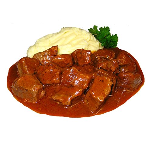 Rindergulasch fertig gekocht in Sauce, 1 Portion von MeinMetzger Gutes bewusst genießen
