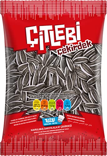 10x180g Citlebi Sonnenblumenkerne geröstet - gesalzen - gestreift von Meinbazar