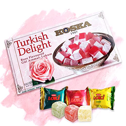 KOSKA Türkischer Honig - Lokum - Turkish Delight/Rose - Gül + 3 Loki GRATIS dazu KOSKA Türkischer Honig - Lokum - Turkish Delight/Rose - Gül + 3 Loki GRATIS dazu von Meinbazar