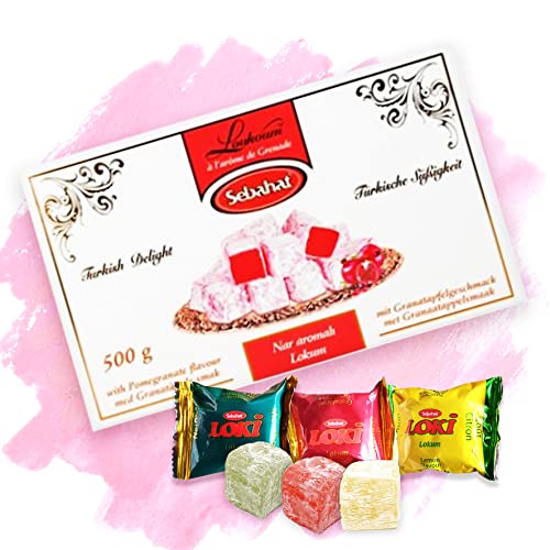 SEBAHAT Türkischer Honig - Lokum - Turkish Delight/Granatapfel - Nar + 3 Loki GRATIS dazu SEBAHAT Türkischer Honig - Lokum - Turkish Delight/Granatapfel - Nar + 3 Loki GRATIS dazu von Meinbazar