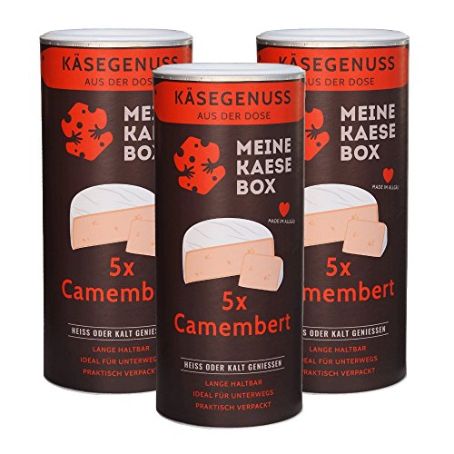 MeineKaeseBox KÄSEBOX 3-ER BOX 15 X 125 G CAMEMBERT BRIE DOSENKÄSE von MeineKäsebox