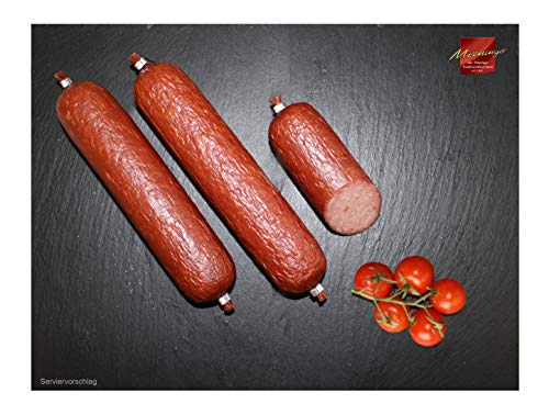 Kochsalami Pur I Wurst aus Thüringen I 4x 250g von Meininger Die Thüringer Traditionsfleischerei