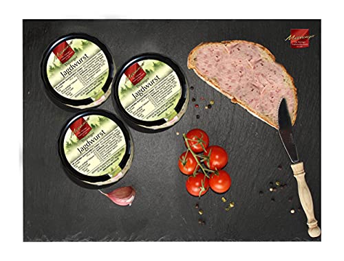 Thüringer Jagdwurst I Wurst in Glaskonserven I 3 Gläser mit jeweils 300g Thüringer Jagdwurst I Wurst in Glaskonserven I 3 Gläser mit jeweils 300g von Meininger Die Thüringer Traditionsfleischerei
