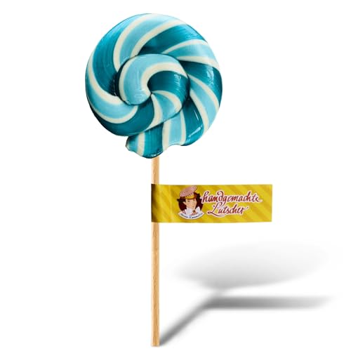 Original Meister Karamellus Blaubeer Lolli (3x50g) - 100% Handarbeit aus deutscher Manufaktur/Riesen Lolli, Lollipop mit Natürlichen Zutaten - Lutscher als Süßigkeit für Kinder & Erwachsene von Meister Karamellus