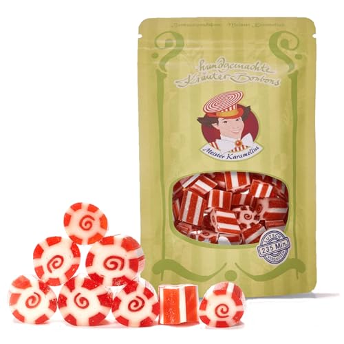 Original Meister Karamellus Ingwer-Orange BonBons (9 x 80g Tüte) Fruchtbonbons 100% Handarbeit aus deutscher Manufaktur, Lutschbonbon frei von Geschmacksverstärkern - Ideal für Kinder & Erwachsene von Meister Karamellus