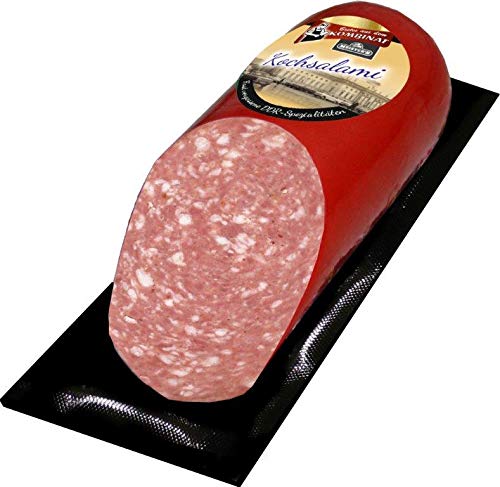 Bautzner Kochsalami schmeckt wie früher traditionelle deutsche Premium Rohwurst geräuchert über Buchenholz 300g von MEISTER'S