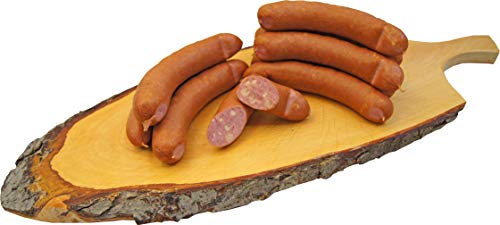 Käsekrainer | Käse Knacker | Käsewurst nach Debrecziner Art | Krainer | Snackwurst | Mettwurst geräuchert mit Emmentaler | 10 x 100g von MEISTER'S