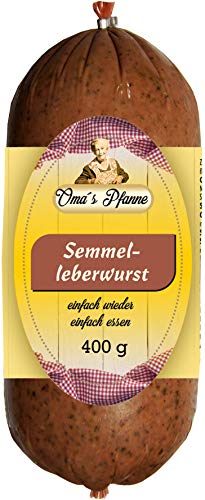 Grützwurst & Semmelleberwurst Omas Pfanne | DDR Rezeptur Tiegelwurst | Black Pudding | laktosefrei Semmelwurst 400g von MEISTER'S