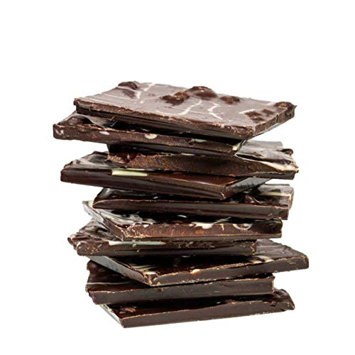 Edle Zartbitterschokolade mit Espressobohnen und Weißer Schokolade: Bruchschokolade in 230 g Tüte von Meisterschokoladen