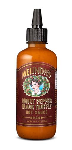 Melinda's Ghost Pepper Black Trüffel Hot Sauce 355ml Extra Hot von Melinda's