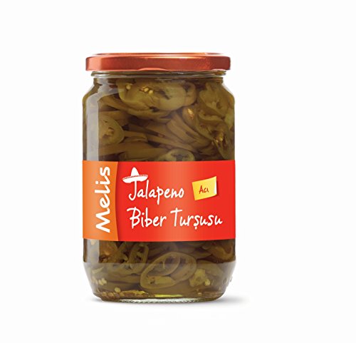 Melis Eingelegte Jalapenos, scharf, 3er Pack (3 x 650 g) von Melis