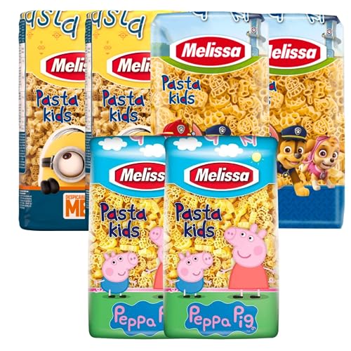 Probierpaket Pasta Kids Minions, Peppa Pig, Paw Patrol (6x500g) Melissa von Melissa