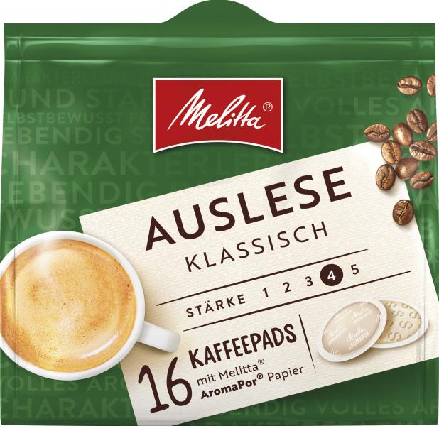 Melitta Auslese Kaffeepads klassisch Melitta Auslese Kaffeepads klassisch von Melitta Kaffee