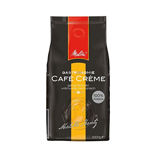 Melitta Café Creme, Ganze Kaffeebohnen, 100% Arabica, Vollmundig und harmonisch, Mittlerer Röstgrad, 1 kg von Melitta