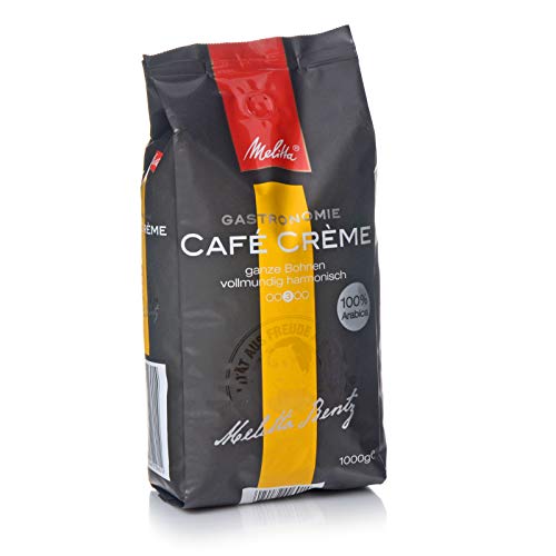 Melitta Gastronomie Café Crème 100% Arabica - 8 x 1kg ganze Kaffee-Bohne 1000 g von Melitta