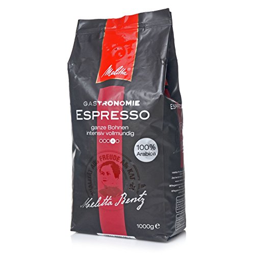 Melitta Gastronomie Espresso 100% Arabica - 8 x 1kg ganze Kaffee-Bohne von FUFSAWS