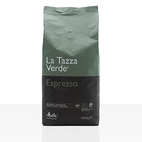 Melitta La Tazza Verde Espresso Bio Fairtrade - 1kg ganze Kaffee-Bohne von Melitta