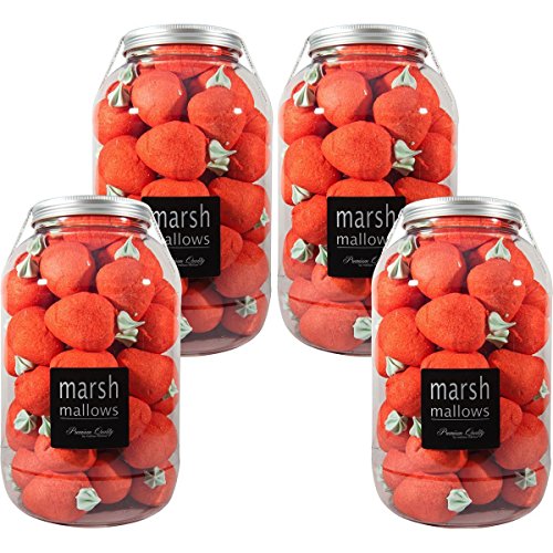 Mellow Riesenerdbeeren 500g in Retrodose Marsh MAllows (4er Pack) von Mellow Mellow