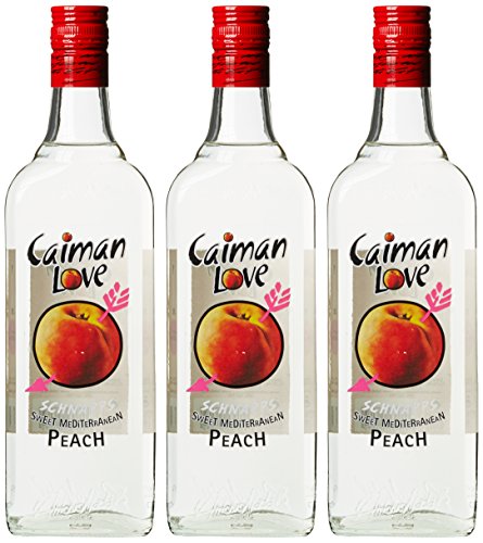 Licor Pfirsichlikör Caiman Love Früchte (3 x 0.7 l) von Melocotón Licor Pfirsichlikör