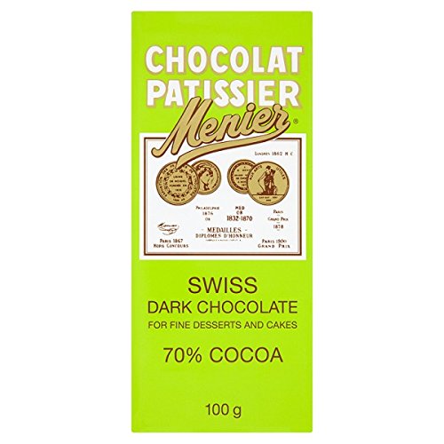 Menier Schweizer Dunkel 70% Kakao Kochen Schokolade 100g von Menier