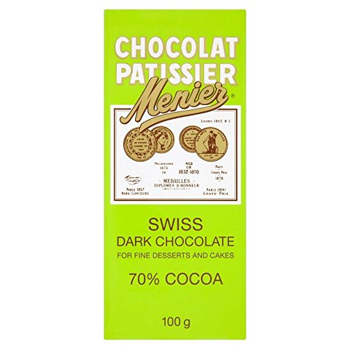 Menier Swiss Dunkle Schokolade Cooking (100 g) - Packung mit 2 von Menier