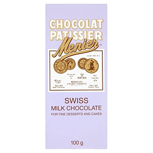Menier Swiss Milk Chocolate (100 g) - Packung mit 2 von Menier