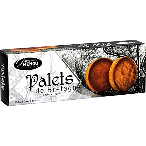 Palets de Bretagne, dickes französisches Gebäck, Palets Bretons, 120g von Menou