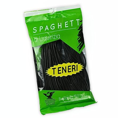 Menozzi de Rosa 1836 Spaghetti di Liquirizia, Lakritz-Spaghetti, 150 g Tüte Menozzi de Rosa 1836 Spaghetti di Liquirizia, Lakritz-Spaghetti, 150 g Tüte von Menozzi Liquirizia 1836