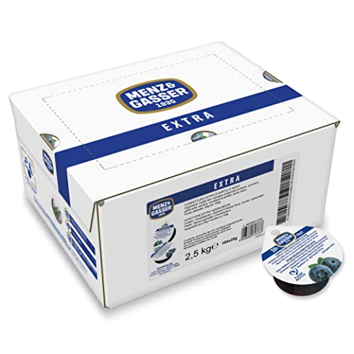 Menz&Gasser Premium-Qualitäts-Extra-Konfitüre mit Früchte, 100 Portionen x 25 g von MENZ & GASSER 1935