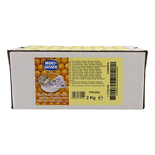 Menz & Gasser Honig - 100 Tassen x 20 Gramm von Menz & Gasser