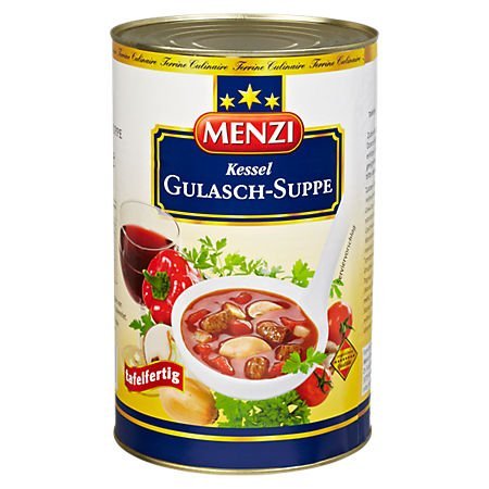 Menzi Kessel Gulasch-Suppe 4.20 l von MENZI