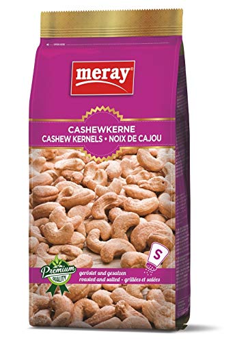 CASHEWKERNE geröstet & gesalzen von Meray, 300g von Meray